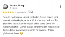Bu işlemi bu kadar özenle yapana hiç rastlamamıştım