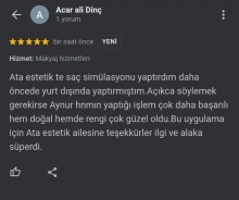 Hem doğal hemde rengi çok güzel oldu!